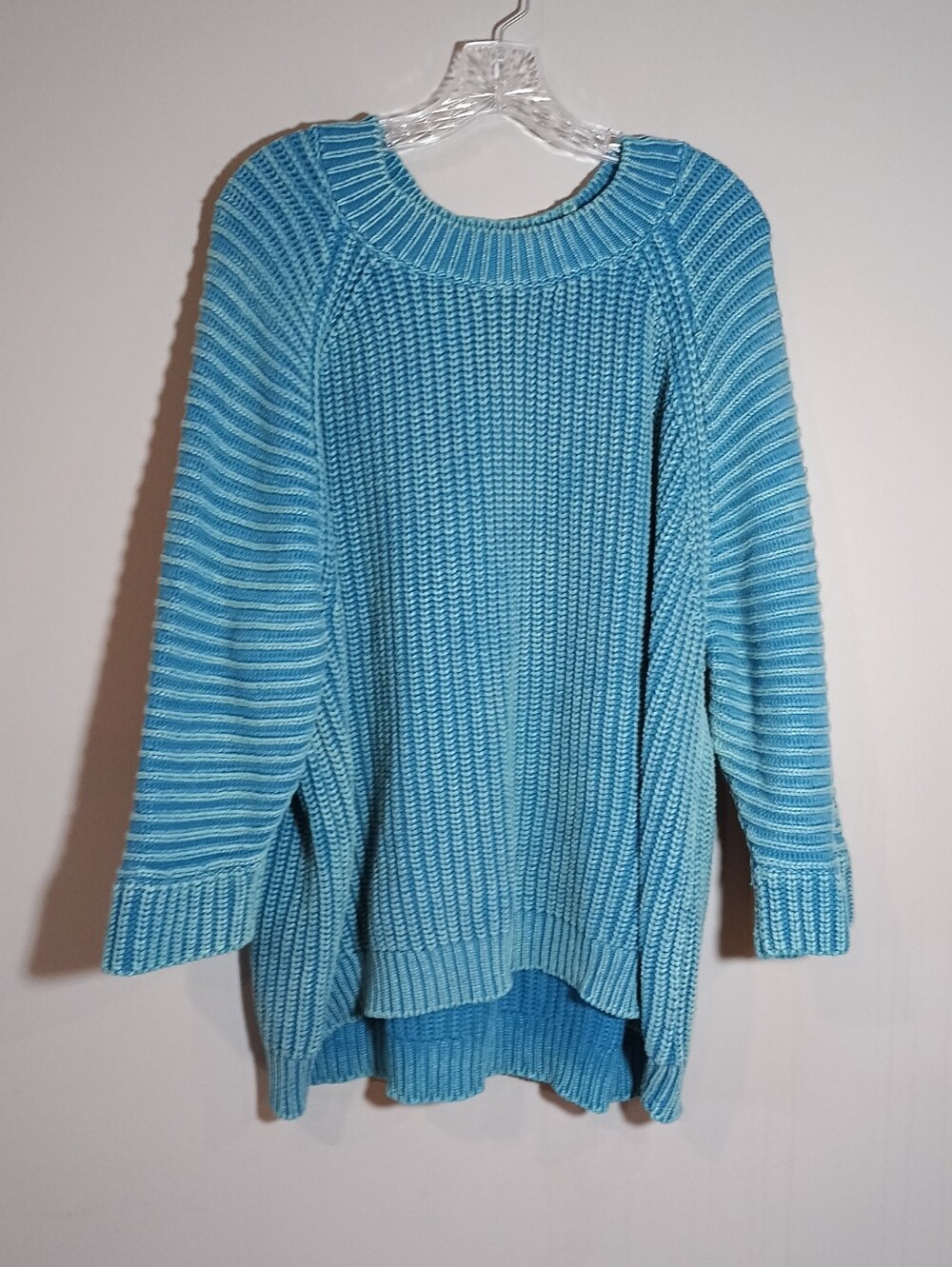 Anthropologie Maeve Mackenzie Sweater Blue Plus Size 2X - Picture 3 of 7